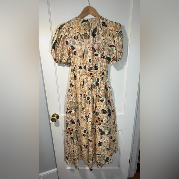 🌼Host Pick🌼 Ulla Johnson Eden Dress in Pearl Flora maxi dress - Picture 4 of 10
